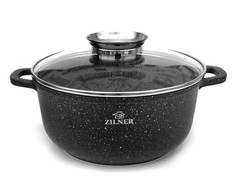 Zilner Mažas puodas su dangteliu, INDUKCINIS, 14 cm. 1 l