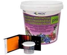 Mkds Dirvožemio rūgštintojas ph4 su mini laboratorija, 500g