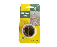 Savaime suyrančios skiepijimo juostelės Buddy-Tape. Plotis 25 mm. Ilgis: 5 m. Be perforacijos.