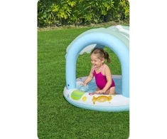 Pripučiamas vaikiškas baseinas Bestway su stogeliu, 104 × 84 cm