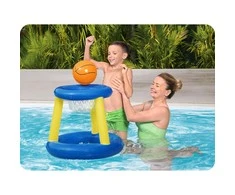 Bestway pripučiamas vandens krepšinio rinkinys, 61cm