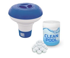 Bestway Plaukiojantis cheminių medžiagų dozatorius + 0,5kg daugiafunkcinių tablečių