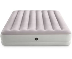 Pripučiamas čiužinys 203x152x30 cm su elektriniu pompa INTEX 64179