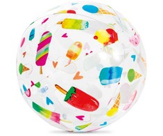 Pripučiamas paplūdimio kamuolys su ledais 51 cm INTEX 59040