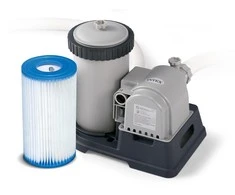 Intex Baseino filtravimo pompa, didelis srautas, sodo baseinams, su filtro kasete ir žarnomis, 9463 L/h