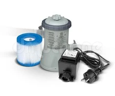 Baseino filtro siurblys + transformatorius 12V 1250 l/h INTEX 28602GS