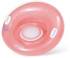 Pripučiama kėdė su rankenomis, rožinė, 119 cm, INTEX 58883