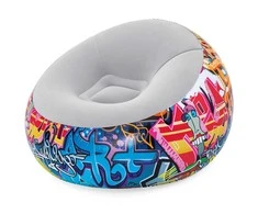 Pripučiamas krėslas Graffiti Bestway 112x66cm