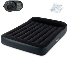 Pripučiamas čiužinys su pompa lovos veliūras Intex 64148ND