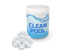 Intex Plaukiojantis cheminių medžiagų dozatorius + 1kg daugiafunkcinių tablečių