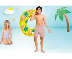 Ananasų formos plaukimo ratas 107 cm INTEX 56261