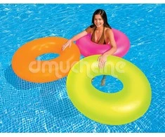 Plaukimo žiedas Neoninis skersmuo 91 cm - 3 spalvos INTEX 59262 geltona