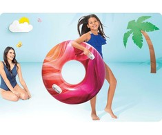 Raudonas plaukimo ratas 114 cm INTEX 56267