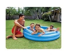 Baseinas pripučiamas INTEX Crystal Mėlyna Pool 147x33cm