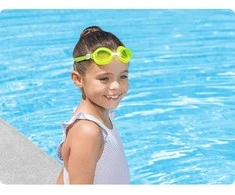 Vaikiški plaukimo akiniai, žali, „Bestway 21002“