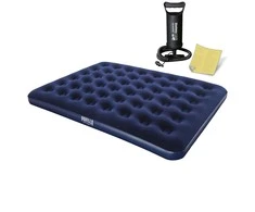 Pripučiamas čiužinys 203x152x22 cm su stūmokliniu pompa Bestway 67003