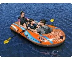 Bestway pripučiamų plaustų rinkinys Kondor Elite 3000 suklijomis ir pompa 61145