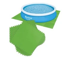 Bestway Flowclear Grindų apsaugos, 9vnt., žalios spalvos, 5,47m²