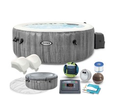 Sūkurinė vonia Intex PureSpa Greywood Bubble Deluxe Ø 196 cm x 71 cm