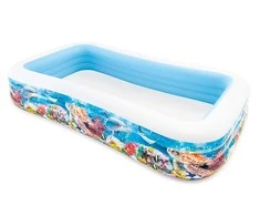 Intex Swim Center Baseinas šeimai, 305x183x56cm, su jūros gyvūnais