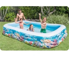Intex Swim Center Baseinas šeimai, 305x183x56cm, su jūros gyvūnais
