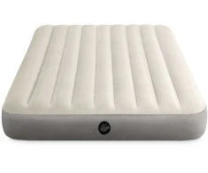 Pripučiamas čiužinys 203x152x25 cm su stūmokliniu pompa INTEX 64103