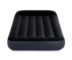 Pripučiamas čiužinys 191x99x25 cm su stūmokliniu pompa INTEX 64141