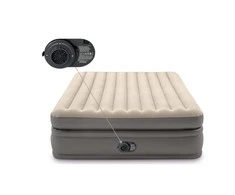 Pripučiamas čiužinys-lova INTEX Queen Comfort Elevated , Airbed W/Fiber-Tech RP su pompa,152x203x51cm