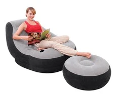 Fotelis Pripučiama kedė su pufu INTEX Ultra Lounge 102x137x76cm, 64x28cm