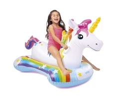 Intex Unicorn Ride-on Pripučiamas plaustas, 163x86cm