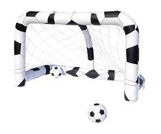 Pripučiami futbolo vartai + Bestway kamuoliai 52058