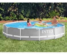 Prizminis rėminis sodo baseinas 366 x 76 cm INTEX 26710