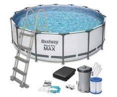 Rėminis baseinas 14 FT 427 x 122 cm STEEL PRO MAX BESTWAY