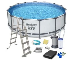 Lauko baseinas Bestway Steel Pro Max 488 x 122 cm su filtru