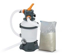 Smėlio pompa 3596 l/val. + smėlis 25 kg „Bestway“