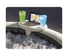 LED šviečiantis gėrimų laikiklis su vieta planšetiniam telefonui SPA INTEX 28520