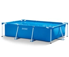 Intex Stačiakampis karkasinis baseinas, 300 x 200 x 75 cm, šeimos sodo baseinas, lengvas surinkimas, vasaros lauko baseinas