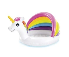 Intex Baby Pool Unicorn Baltas / Spalvotas, Amžius 1-3, 127 x 102 x 69 cm