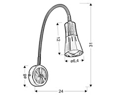 Candellux Sieninis šviestuvas 5591-84470