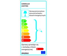 Candellux Šviestuvas SIMONET sieninis šviestuvas 1x40W G9 Roller Oranžinis