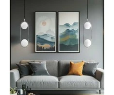 Candellux Pakabinamas šviestuvas Cordel, chromas, 2x20W, G9, baltos spalvos gaubtas