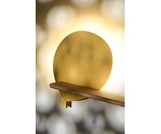 Sieninis šviestuvas Candellux Lighting Candellux vaikiškas sieninis LED šviestuvas Baloon, geltonas/rudas