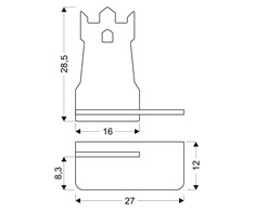 Candellux Sieninis šviestuvas 5521-85047