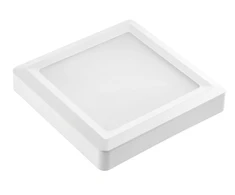 Lubinis šviestuvas GTV Paviršinė LED panelė LOUIS 12W/840 kvadratinė hermetinė