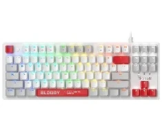 A4Tech A4T Klaviatūra A4Tech BLOODY S310N Energy Baltas BLMS Raudona (87 Keys)