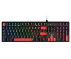 Klaviatūra A4Tech Bloody S520N Fire Juodas (BLMS Raudonas Plus Switch)