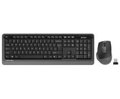 A4Tech FStyler komplektas Klaviatūra ir pelė 2.4G FG1035 RF NANO Pilkas
