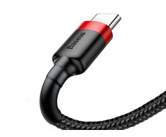 Baseus Cafule kabelis USB-C 2A 2m - Raudonas / Juodas