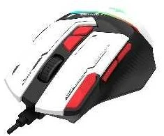 Mysz Pelė TRACER GAMEZONE SPECTRA Baltas RGB USB pelė
