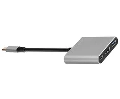 TRACER A-1 USB-C HDMI 4K USB 3.0 PDW 100W adapteris
